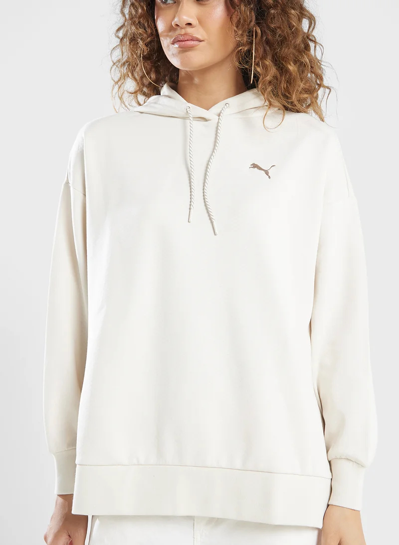 PUMA Classics Oversized Hoodie Dk