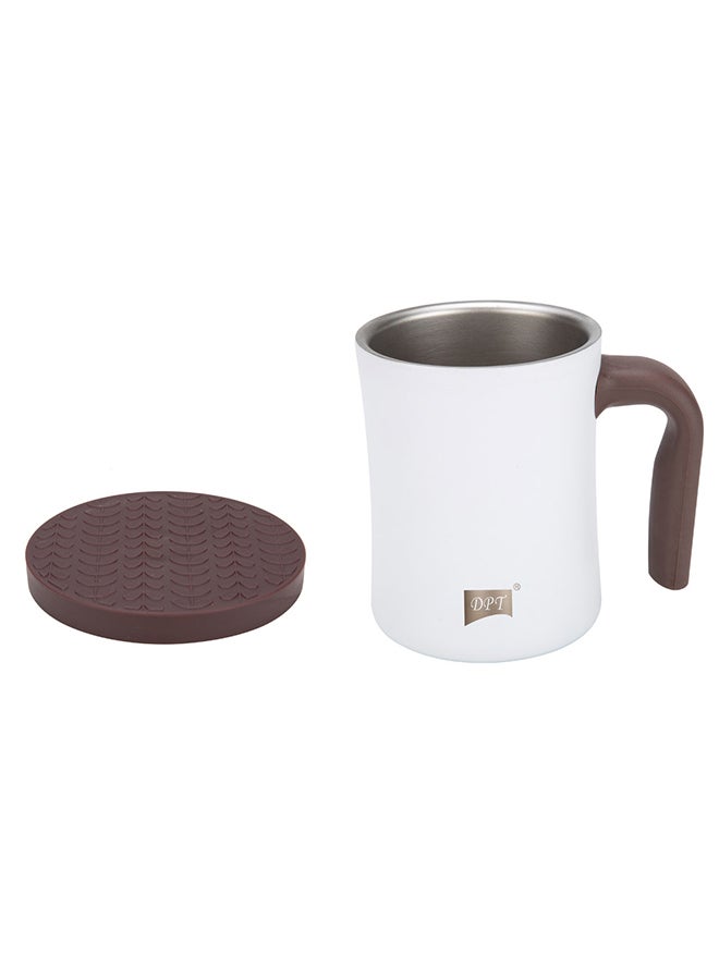 دي بي تي كوب سوائل ستانلس ستيل غطاء سيلكون, كوب قهوة للرحلات والسفر - Image 3