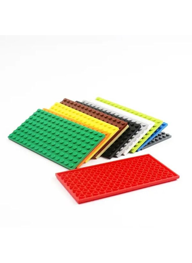 5pcs Black Double Sided Building Base Plates 8x16 Dots Educational Creative Building Blocks - Image 4