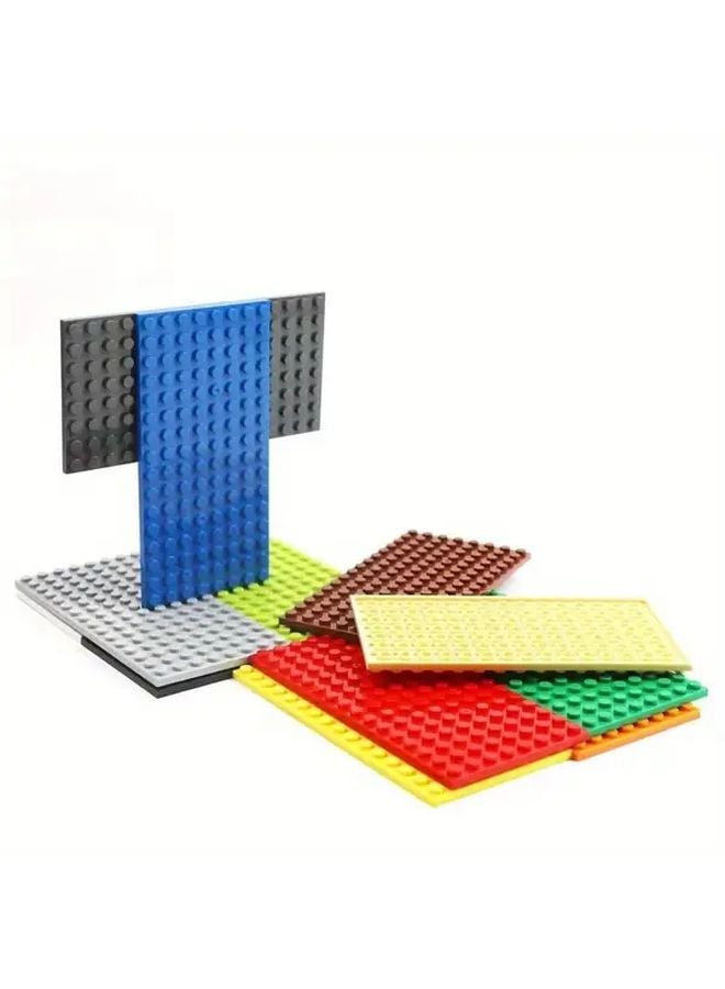 5pcs Black Double Sided Building Base Plates 8x16 Dots Educational Creative Building Blocks - Image 2