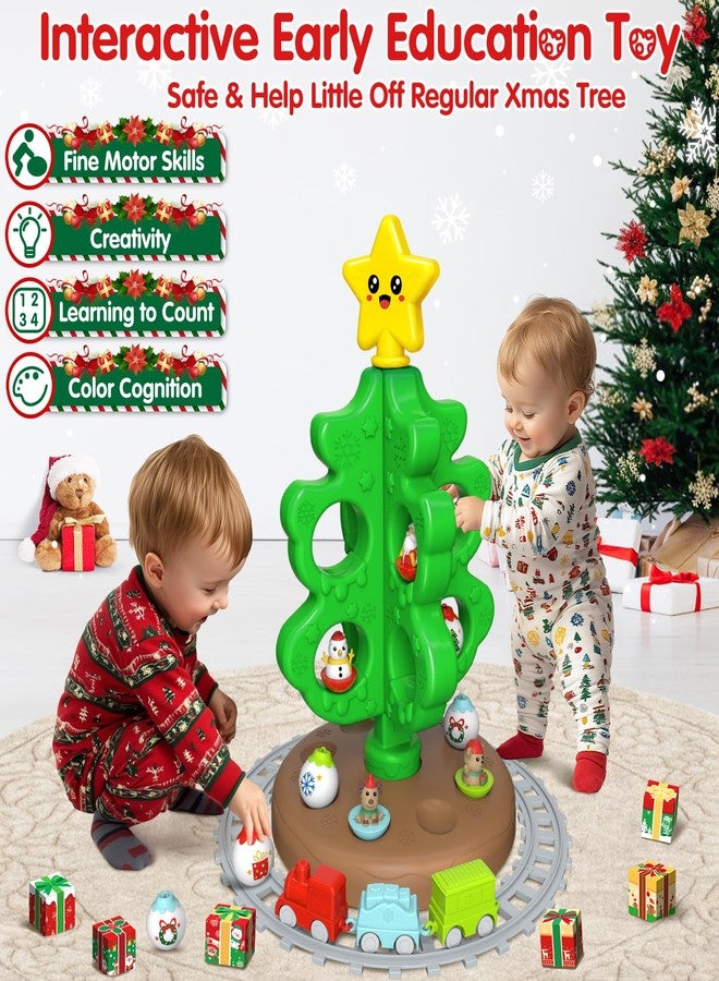 maysida Baby First Mini Christmas Tree for Kids, Learning Toys Colorful Plastic Finger Puppets Snowman/Elk/Santa Tumblers for Toddlers, New Xmas Gifts for Girls Boys, Christmas Decorations Indoor - Image 4
