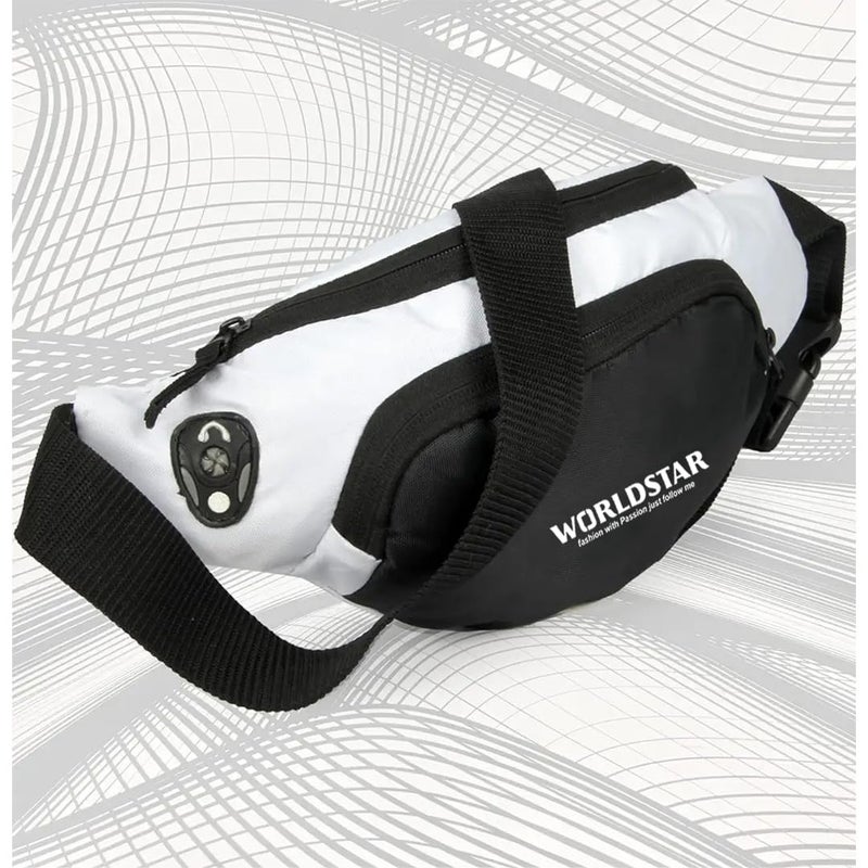 WORLD STAR Waist Bag for Men & Women | Fanny Pack for Men | Trendy Mobile Waist Pouch Pocket Bag for Girls and Boys | Waterproof Hip and Side Bags for Outdoor Hiking Travel (Multi) - Image 3