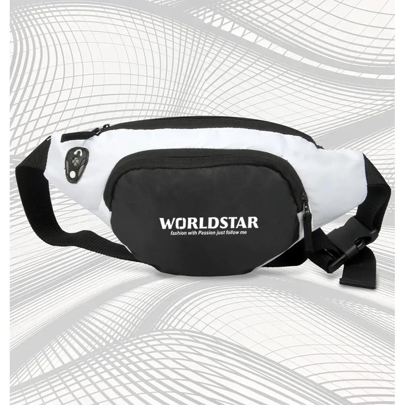 WORLD STAR Waist Bag for Men & Women | Fanny Pack for Men | Trendy Mobile Waist Pouch Pocket Bag for Girls and Boys | Waterproof Hip and Side Bags for Outdoor Hiking Travel (Multi) - Image 4