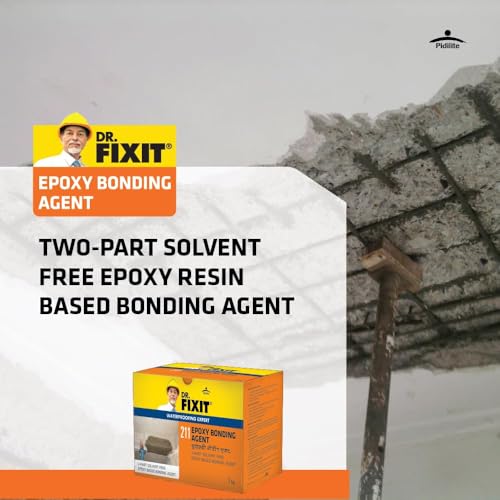 Dr. Fixit د. فيكسيت عامل الربط الإيبوكسي - 1كجم، مناسب لربط الخرسانة الجديدة بالقديمة، الطوب والمكونات الفولاذية، الطوب، البلاط - وكيل مقاوم للماء خبير - Image 2