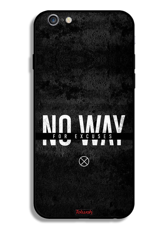 Tolwak Apple iPhone 6 Plus/6s Plus Protective Case No Way For Excuses - Image 2