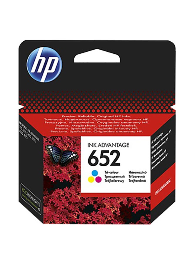HP خرطوشة حبر أدفانتدج أصلية موديل 652 F6V24AE منتج ثلاثي الألوان - Image 2