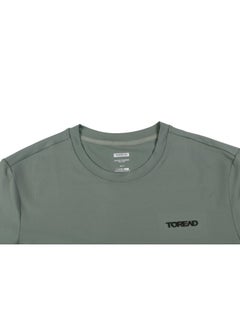TOREAD TOREAD Men's Glacier Blue Short Sleeve Functional T-Shirt Mountain Green  - Image 3