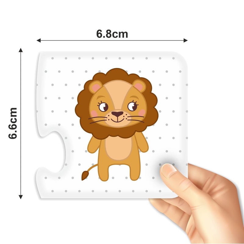 Webby Front Back 2 Pieces Learning Pack Jigsaw Puzzle, Montessori Early Educational Pre School Puzzle Toys for 2+ Years Kid - Image 2