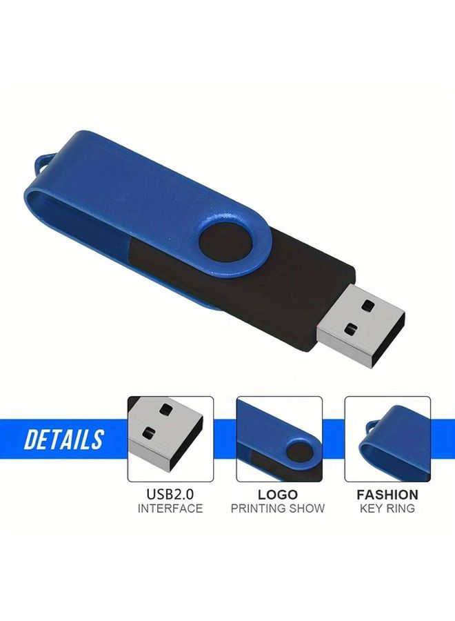 2Pcs Purple 256MB USB 2.0 Flash Drive Metal Pen Drive High Speed Storage U Disk For PC Laptop Tablet Smartphone Car Audio Game Console - Image 2