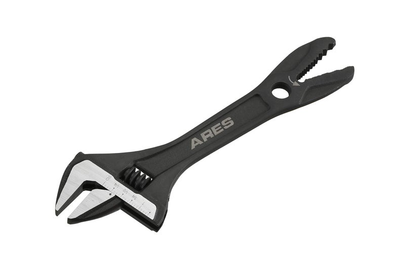 ARES 70303-53mm Stubby Adjustable Wrench - Stubby, Ultra Thin Design for Quick Access to Tight Spaces - Mouth is 30 Percent Deeper than Normal - Image 1