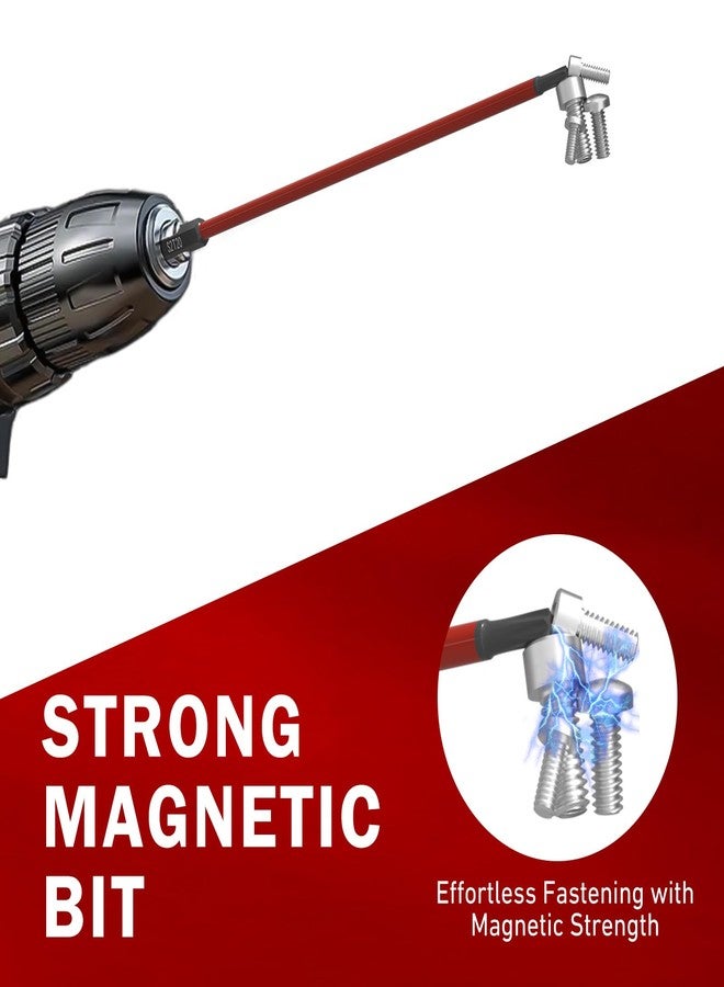 XOOL 13-Piece Long Torx Bit Set, 6-Inch (150mm), T6-T40, Magnetic S2 Steel, 1/4" Hex Shank, CNC Precision Tips for Impact Drivers, Drills, and Screwdrivers - Image 3
