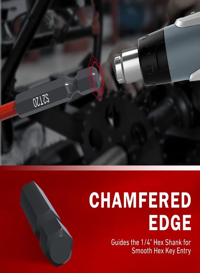 XOOL 13-Piece Long Torx Bit Set, 6-Inch (150mm), T6-T40, Magnetic S2 Steel, 1/4" Hex Shank, CNC Precision Tips for Impact Drivers, Drills, and Screwdrivers - Image 4