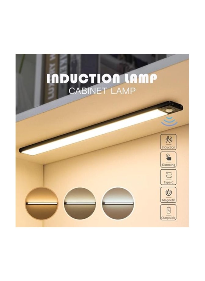 Generic - Under Cabinet Lights 2 Pack,LED Closet Lights Motion Sensor, 3-Color Dimming Rechargeable Night Light for Kitchen, Wardrobe, Cupboard, Drawer, Bedroom, Hallway - Image 1
