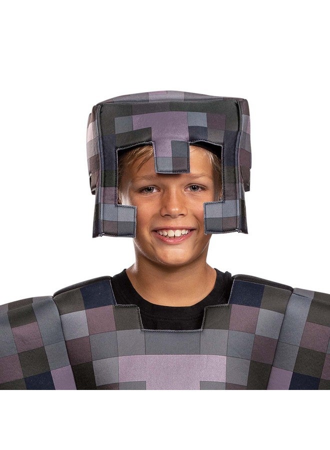 Disguise زي تنكر ماين كرافت، زي رسمي لدرع النذر للأطفال، زي ماين كرافت، حجم كبير للأطفال (12-12) - Image 2