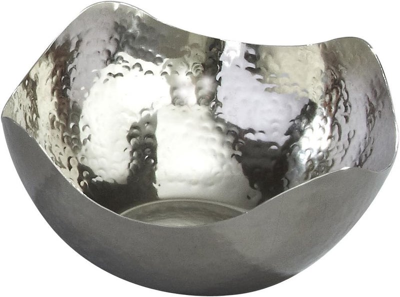 Elegance Hammered 6-Inch Stainless Steel Bowl - Versatile Decorative and Food Use - Image 1