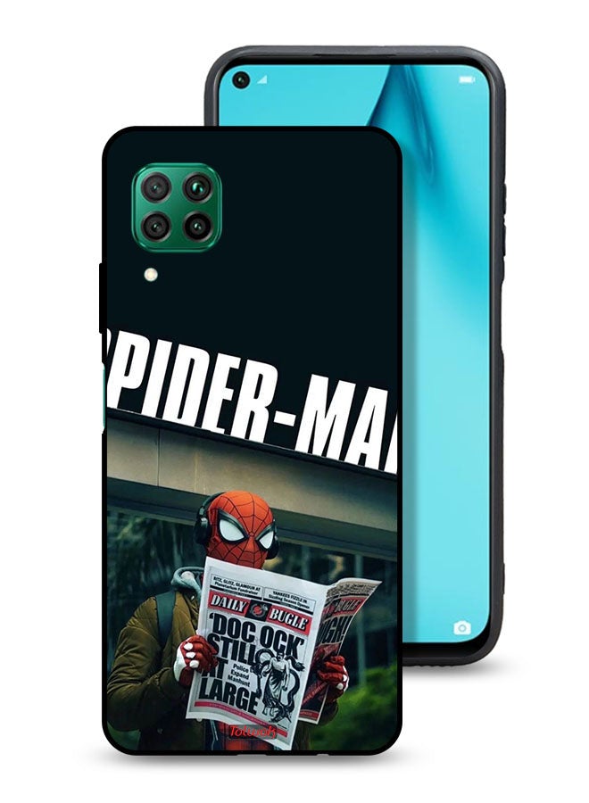 Tolwak Huawei nova 7i Protective Case Cover Spiderman Reading Newspaper - Image 1