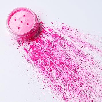 Moon Glow خلاطات صبغة نيون UV من مون جلو مجموعة من 5 ألوان مسحوق نيون ساطع ظلال عيون مكياج للوجه والعينين والجسم - Image 5