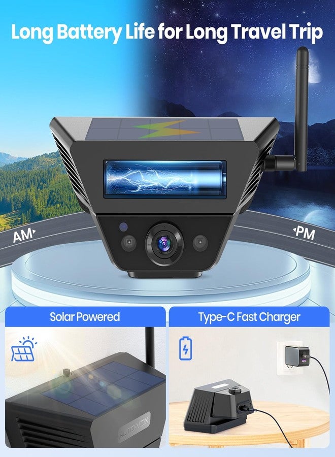 AUTO-VOX Wireless Backup Camera Solar Magnetic:1-Min Easy Installation,Super IR Night Vision,Compatible with Solar3A Plus / Solar5 A/B Rear View Camera for Car,Truck,Trailer-(Single Cam) - Image 4