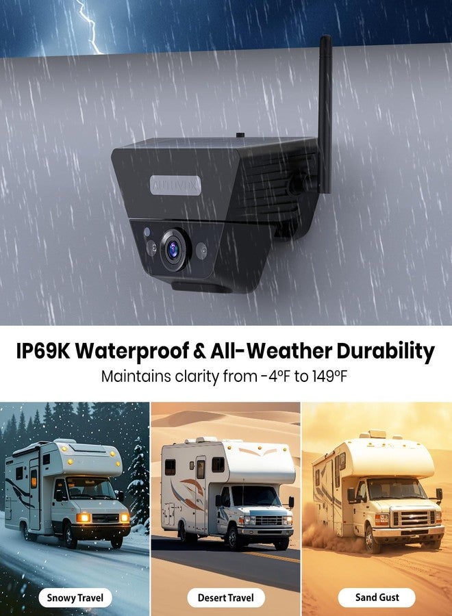AUTO-VOX Wireless Backup Camera Solar Magnetic:1-Min Easy Installation,Super IR Night Vision,Compatible with Solar3A Plus / Solar5 A/B Rear View Camera for Car,Truck,Trailer-(Single Cam) - Image 5