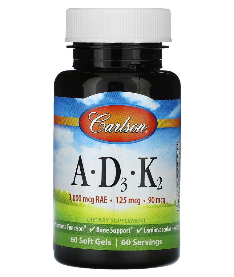 فيتامينات A - D3 - K2 60 جيل ناعم