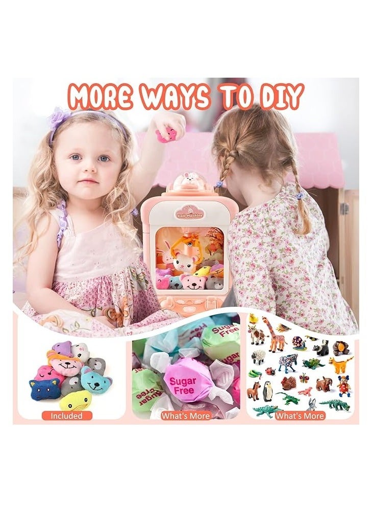 Cutie Cute Mini Claw Machine for Kids - Arcade Claw Game Machine 10 Mini Plush Toys Music and Light Party Birthday Toys Gifts for Kids Girls Boys  - Image 5