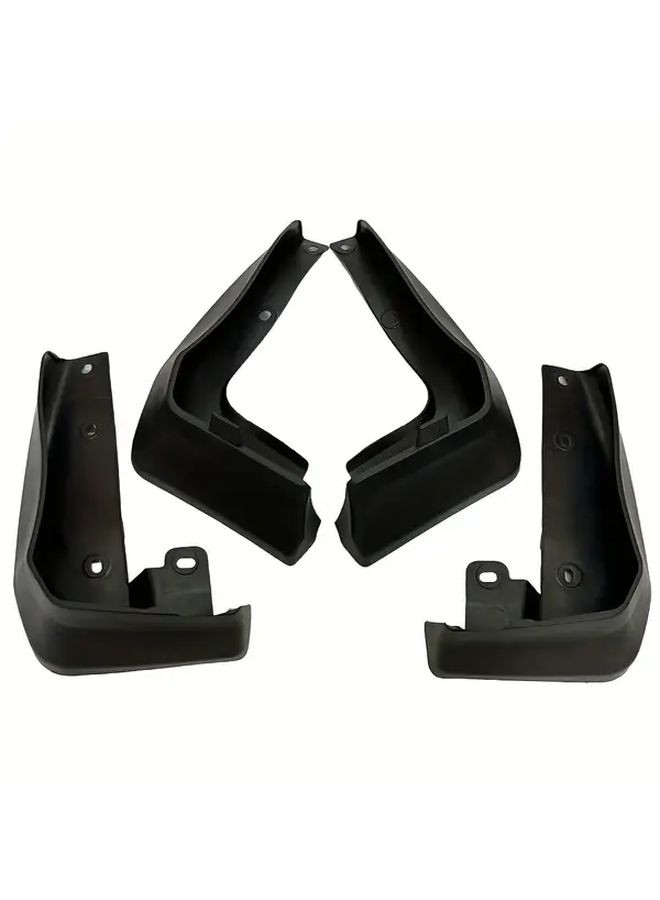 4Pcs Black Mud Guards for Sedan Front and Rear Fender Flares 2016 2019 - Image 3
