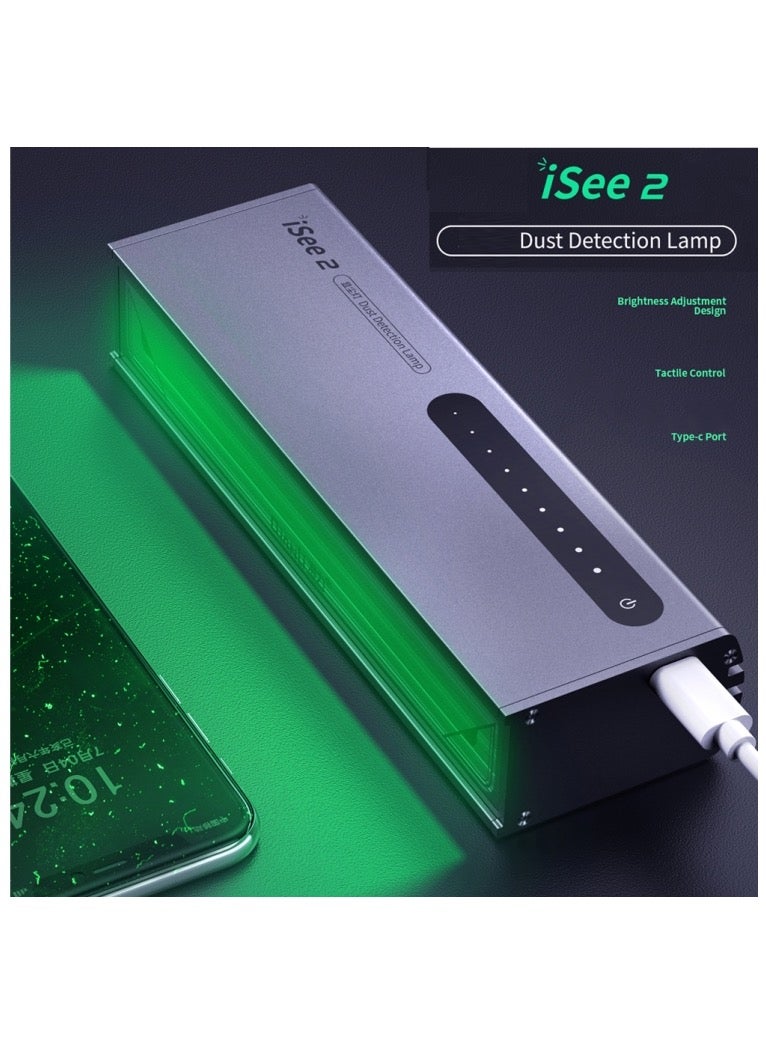 ISEE QIANLI iSee 2 LCD Screen Repair Dust Checking Fingerprint Scratch Detection Lamp Green Light Source Protect Eyes - Image 3