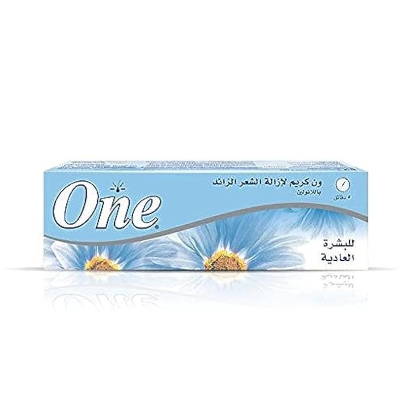 One Hair Removal Cream Enriched with Lanolinfor Normal Skin 40gm - Image 1
