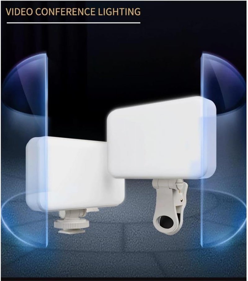 Removable Selfie Light, Protable Light with 3 Lighting Modes Clip-On, Rechargeable Video Light for Selfie, Makeup, TikTok, Live Stream, White - Image 3