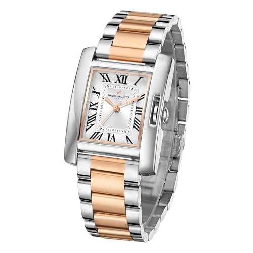 Daniel Hechter Paris Square Dial Watch for Women with Roman Indices and Stainless Steel Strap - Image 1
