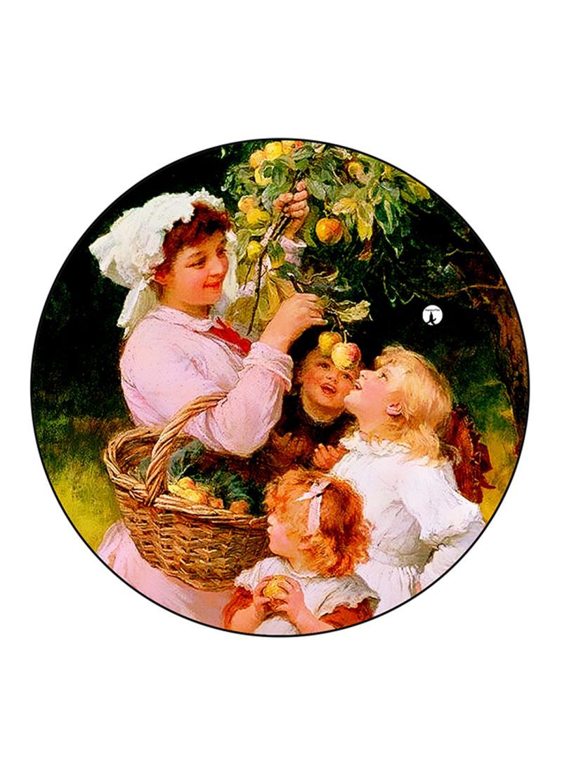 RKN Vintage Art Printed Mouse Pad Multicolour