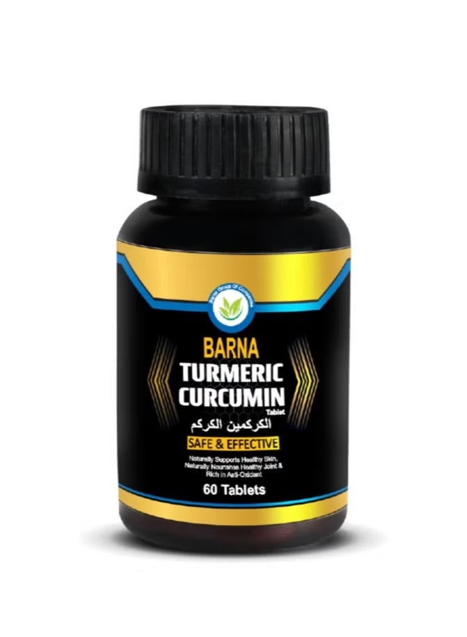 Turmeric Curcumin 60 Tablets – Strength ,Energy & Immunity Support