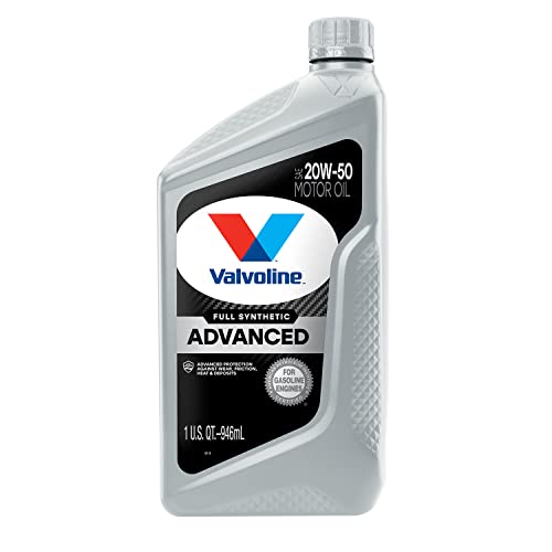 Valvoline Advanced Full Synthetic SAE 20W-50 Motor Oil 1 QT - Image 1