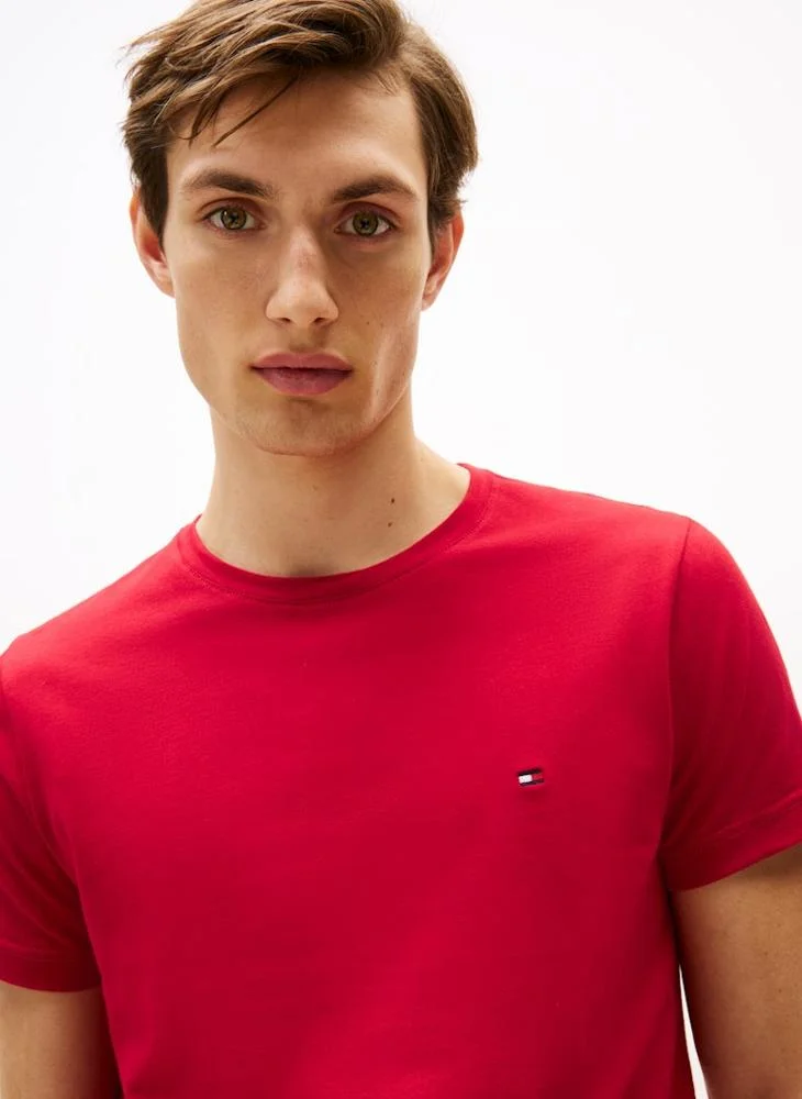 TOMMY HILFIGER  STRETCH SLIM FIT TEE for Men | Best Price UAE