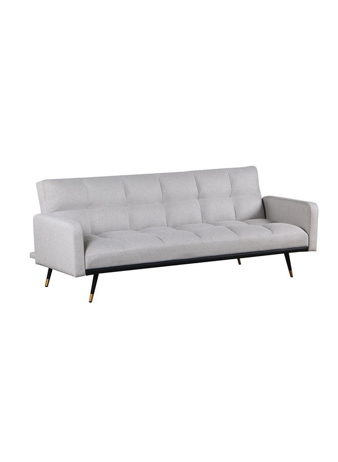 ايست من نون Convertible Modern Linen Sofa Bed Comfy Sleeper Sofa with Adjustable Backrests, Couch Bed for Small Spaces, Living Room, Bedroom, 193 x 83 x 75 cm, Light Grey - Image 3
