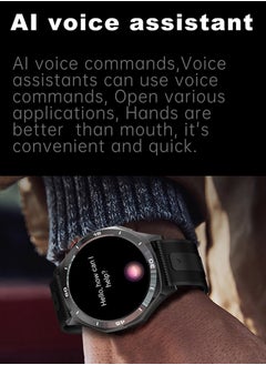 RollsTimi  Men's Bluetooth Smartwatch, 1.52-Inch Full-Screen Touch, IP67 Waterproof, Answer/Make Phone Function, Exercise And Sleep Monitoring, Universal For Android And IOS Systems,Smart Watch RT i129  - Image 5