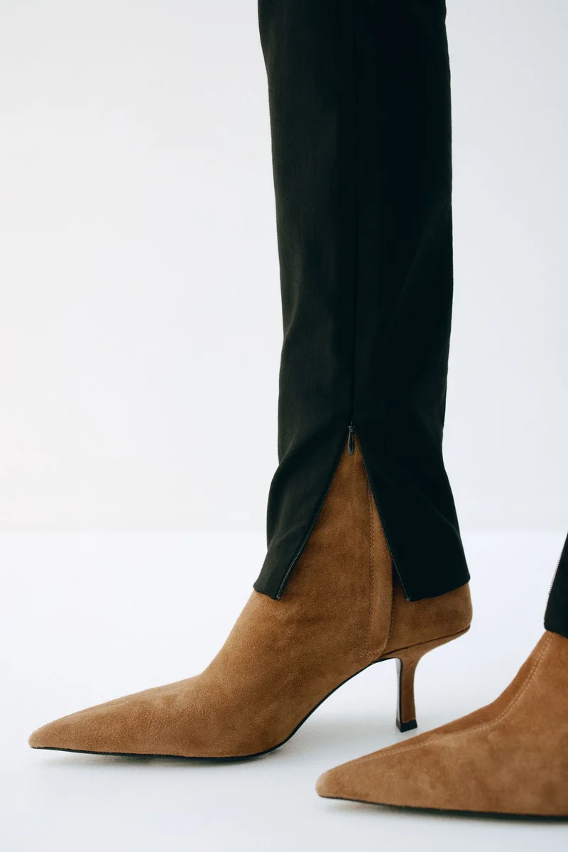 H&M Leather sock boots