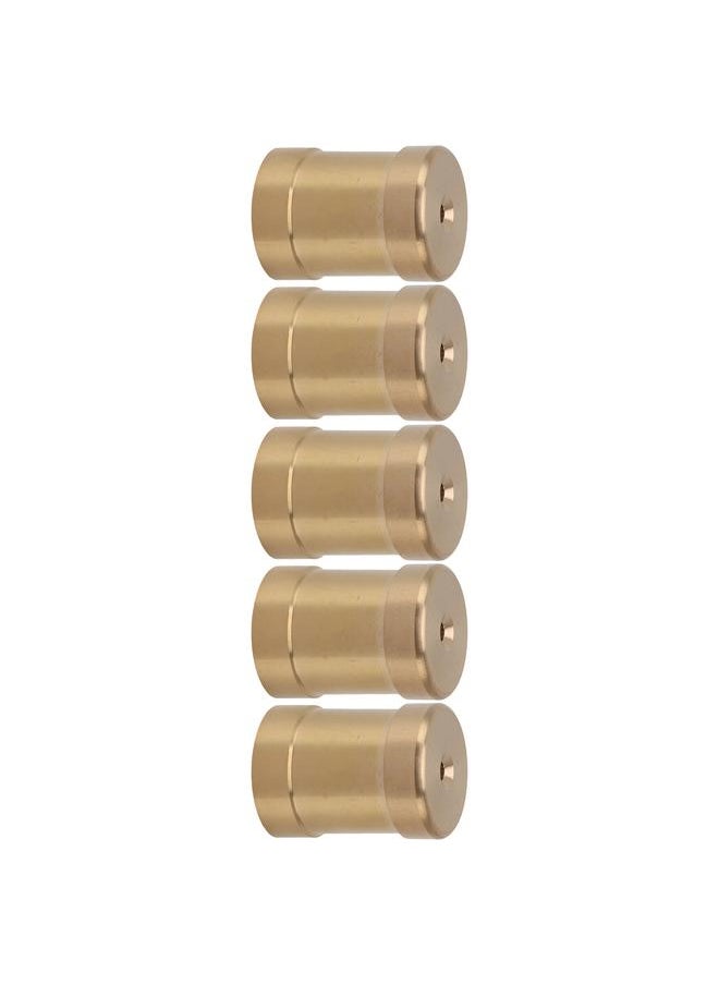 Thoraya 5PCS Copper Lawn Misting Nozzle Flat Head Spray Misting Nozzle Internal Thread Connection for Landscaping Outdoor G3/4in  - Image 3