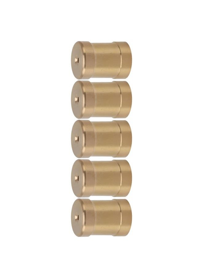 Thoraya 5PCS Copper Lawn Misting Nozzle Flat Head Spray Misting Nozzle Internal Thread Connection for Landscaping Outdoor G3/4in  - Image 2
