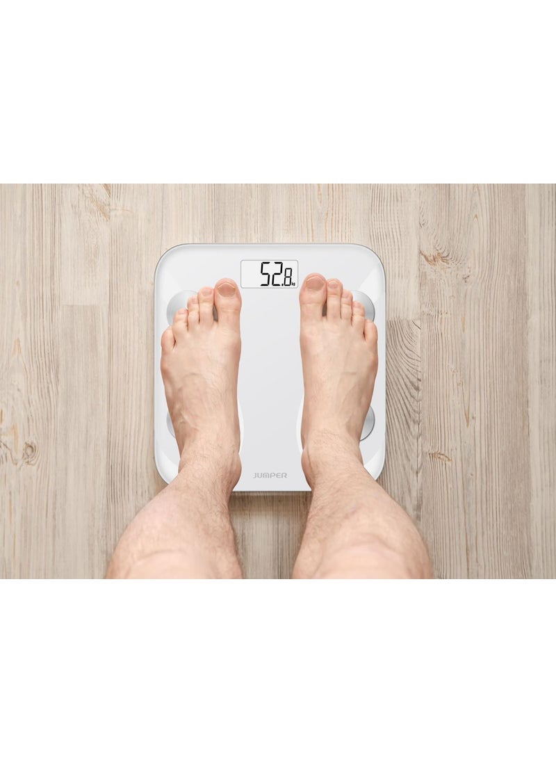 jumper - Digital Scale Fat Water Muscle Body Mass Index Weight Scale Smart Bluetooth Weighing Scale JPD-BFS300 - Image 1
