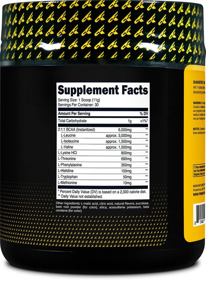 Primaforce EAA Powder (30 Servings, Tropical Punch) - Essential Amino Acids for Pre/Intra Workout and Recovery - Non-GMO and Gluten Free - Image 4