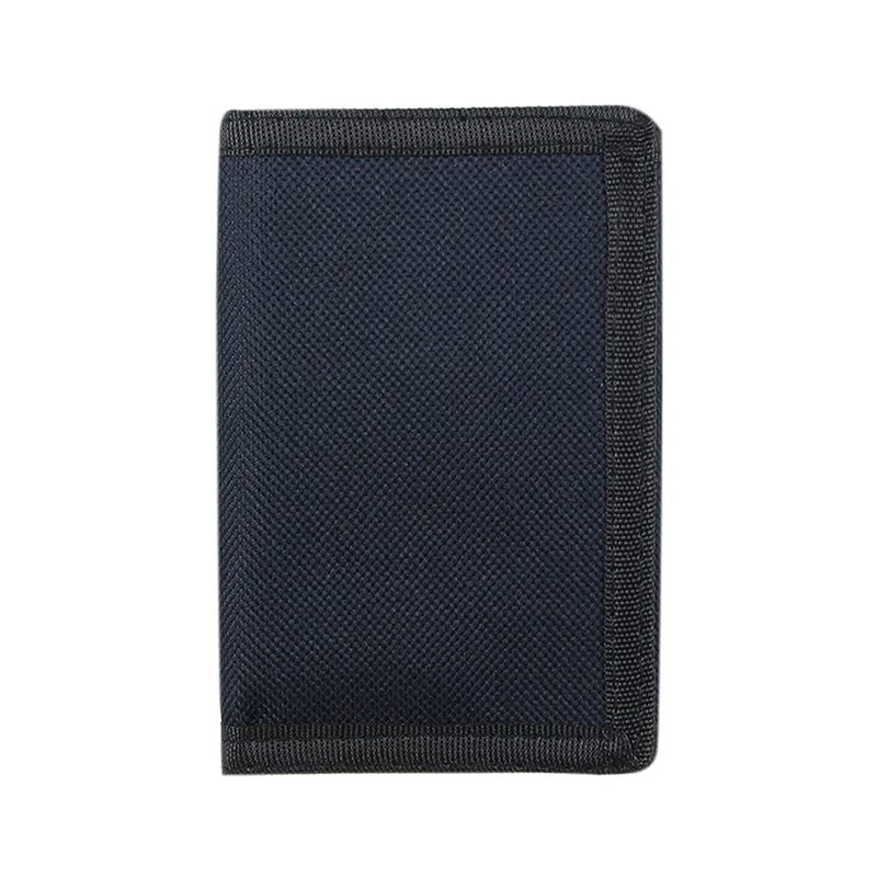 NEICY RFID Blocking Canvas Wallet for Men and Women - Camo Trifold Outdoor Sports Wallets with Magic Sticker for Teen Kids (Black) - Image 1