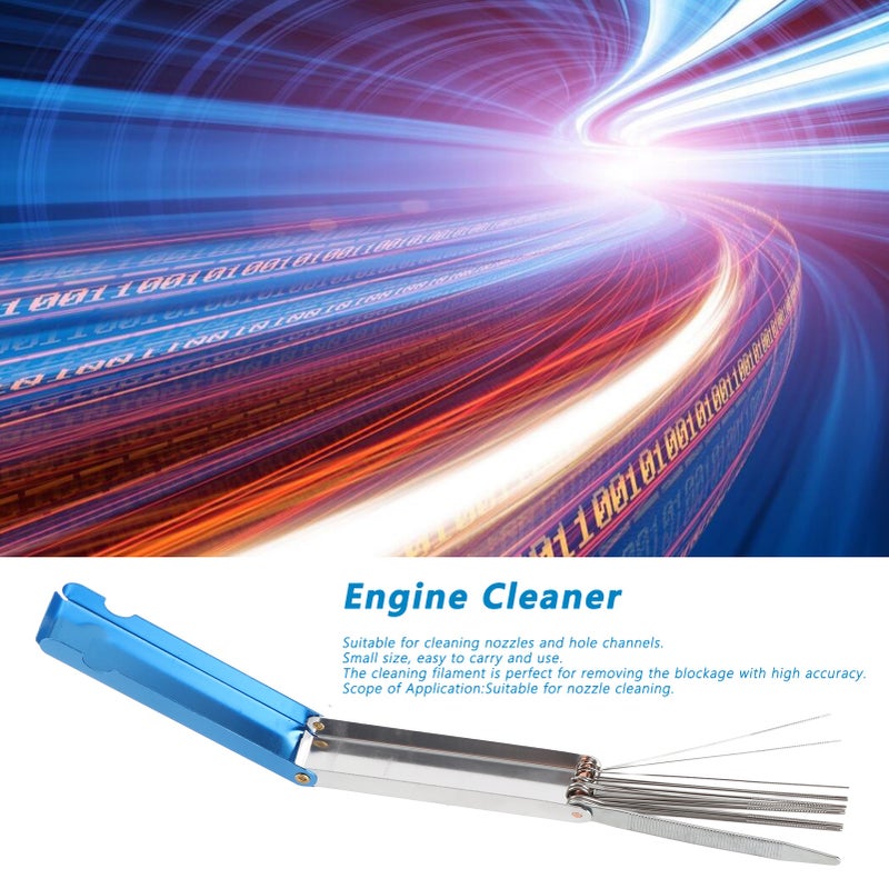 Nozzle Cleaning Needle 12 in 1 Small Volume Portable Long Service Life Engine Cleaner for Cleanliness - Image 5