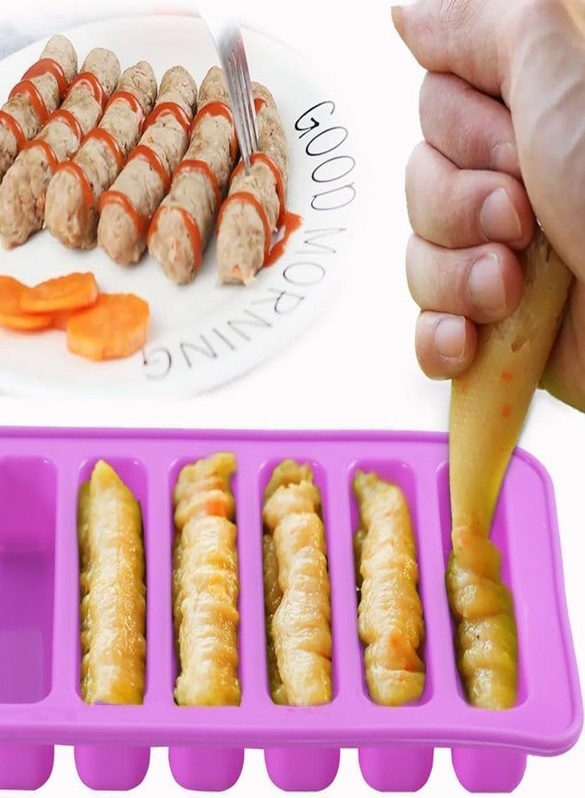 Skytail 16 Slot Square & 10 Slot Ladyfinger Silicone Moulds Baking Chocolate Strips Candy Bar Cheesecake Brownie Caramel Pralines Ganache Truffle Bread Ice Cube Muffin Pudding Jelly Soap Lotion Bar - Image 4