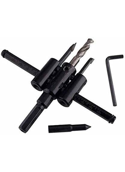 GLAMAXY GLAMAXY 30mm120mm Adjustable Circle Cutter Metal Wood Circle Hole Saw Drill Bit Cutter  - Image 1