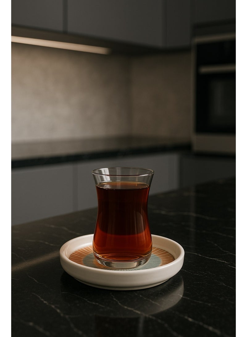 أوزو طقم صحون فاخر  بورسلان تركي  مكون من 36 قطعه مناسب ل 6 اشخاص - Image 2