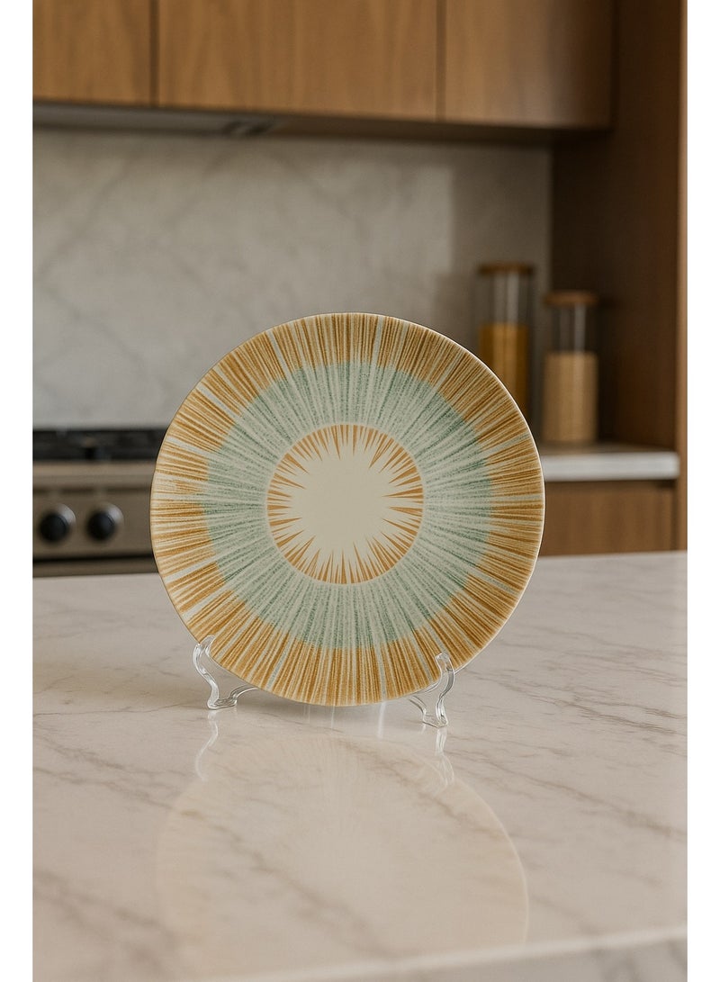 أوزو طقم صحون فاخر  بورسلان تركي  مكون من 36 قطعه مناسب ل 6 اشخاص - Image 4