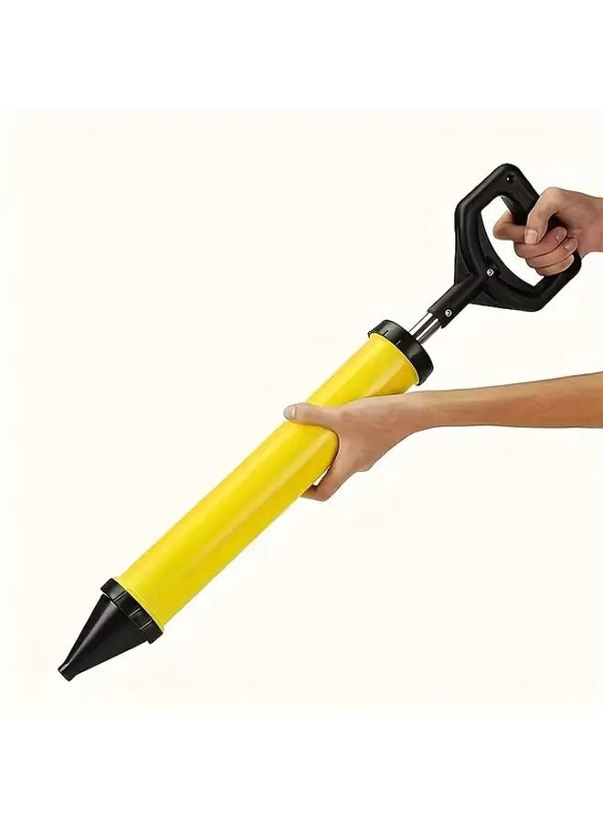Yellow Multi Purpose Caulking Gun with 4 Nozzles and 1 Rubber Ring - Image 4