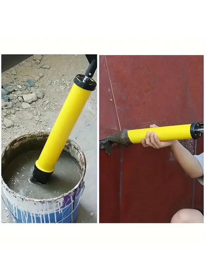 Yellow Multi Purpose Caulking Gun with 4 Nozzles and 1 Rubber Ring - Image 3