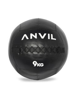 Anvil Fitness Wall Ball 9Kg – High-Quality, Commercial-Grade Vinyl With Padded Construction For Strength, Speed, Agility, And Core Training – Durable, Long-Lasting Design For High-Speed, High-Impact Workouts 